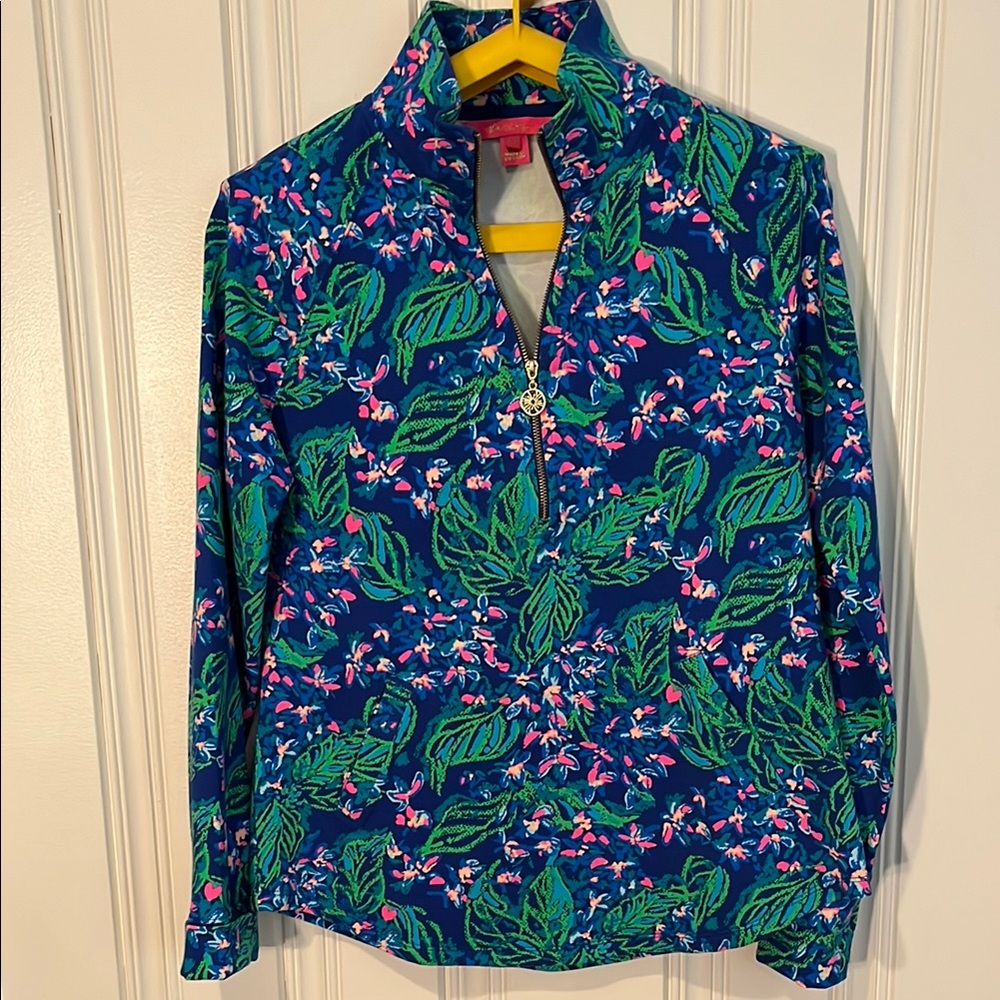 NWOT Lilly Pulitzer Skipper Popover in ‘Serenade in the shade’. Size XS